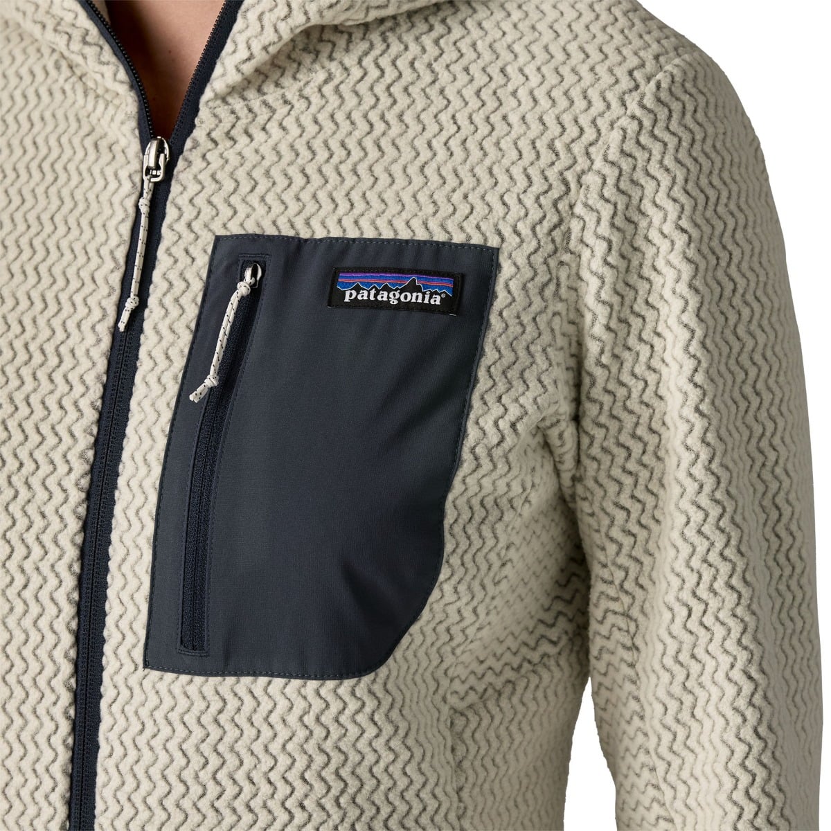 Patagonia Womens R1 Air Full-Zip Hoody - Wool White