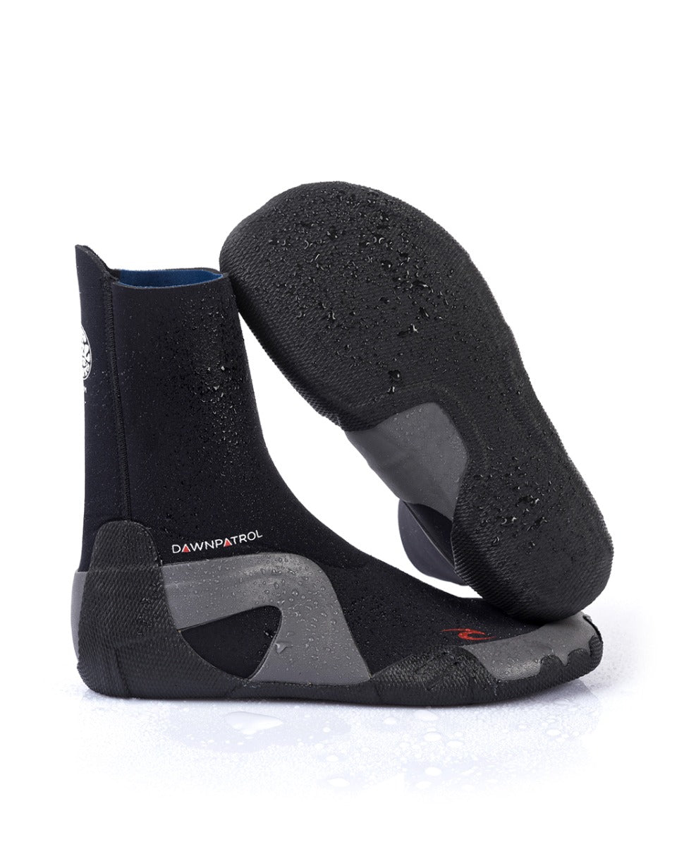 Rip Curl Dawn Patrol 3mm Round Toe Unisex Wetsuit Boots - Black
