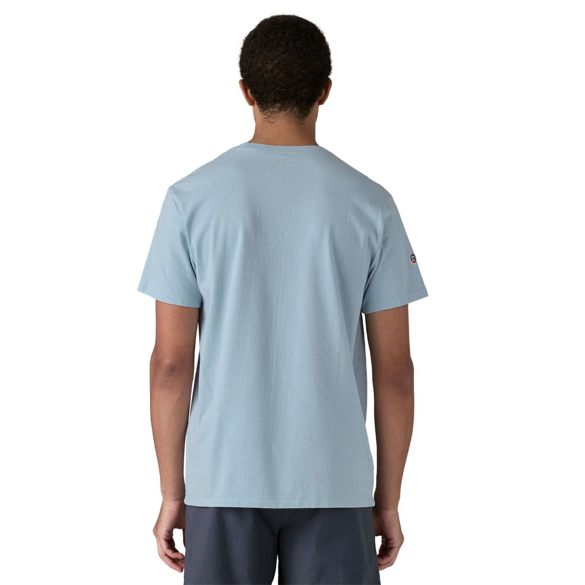 Patagonia Fitz Roy Icon Men's Responsibili-Tee - Fleck Blue