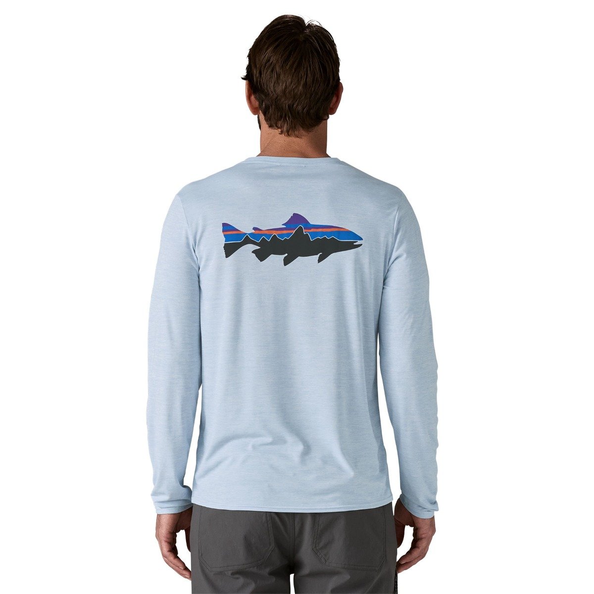 Patagonia Men's Long-Sleeved Capilene Cool Daily Graphic Shirt - Waters - FTFL