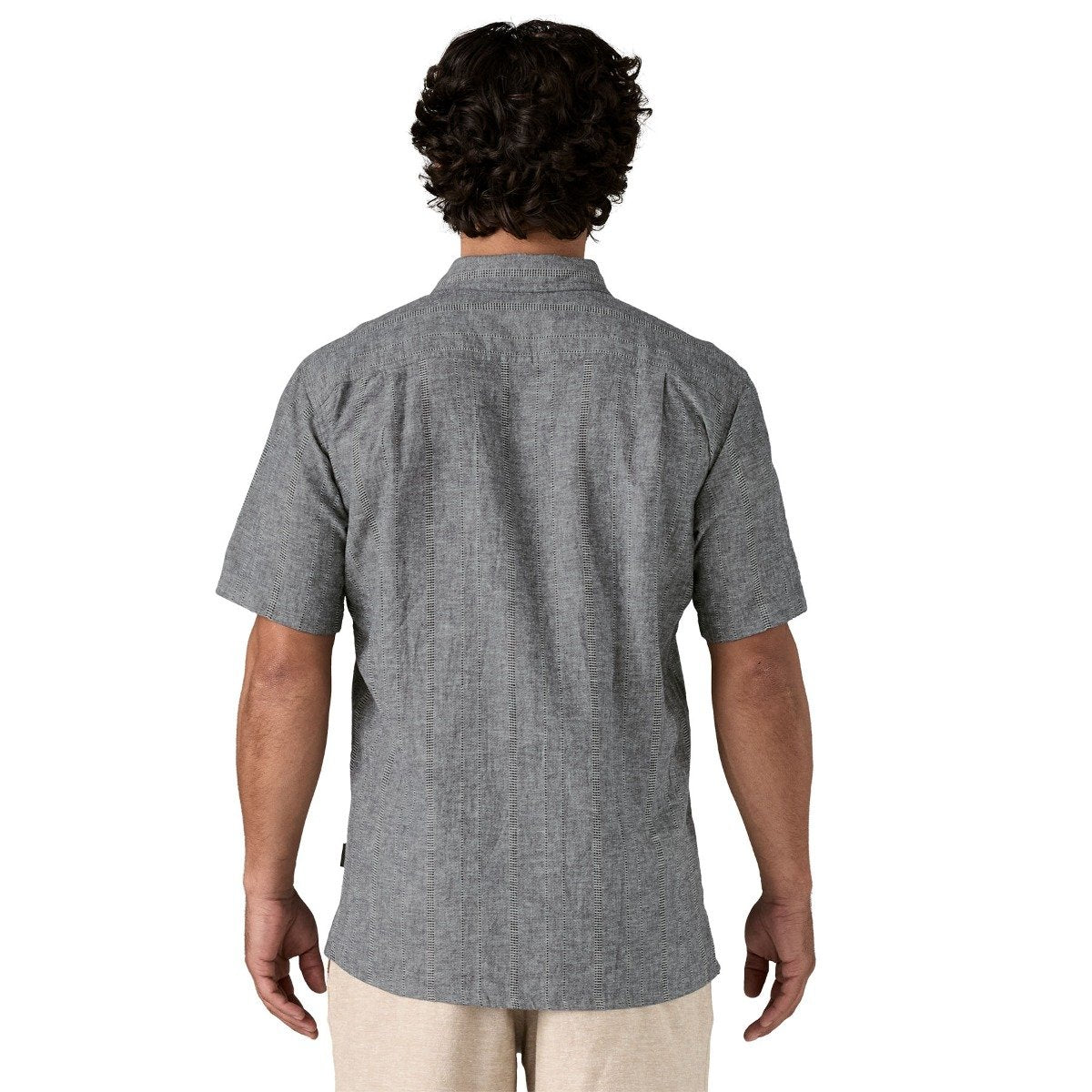 Patagonia Back Step Men's Shirt - Swell Dobby/New Navy