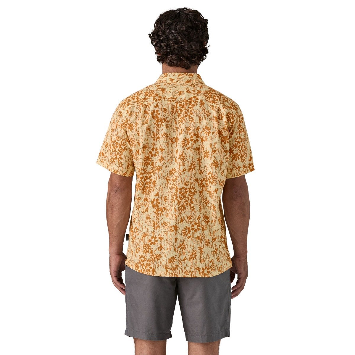 Patagonia Back Step Men's Shirt - Wildflower Pastel/Buttercup Yellow