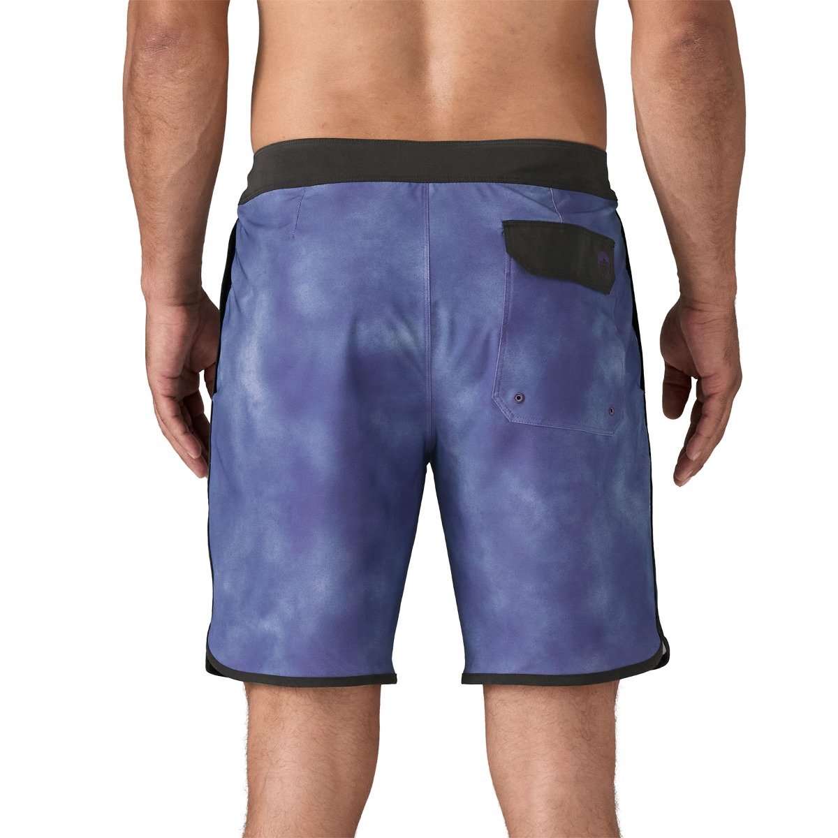 Patagonia Hydropeak Side Shore Men's 18" Boardshorts - Sea Spray/Concrete Purple