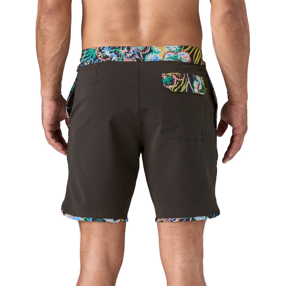 Patagonia Hydropeak Side Shore Men's 18" Boardshorts - Undersea Blue
