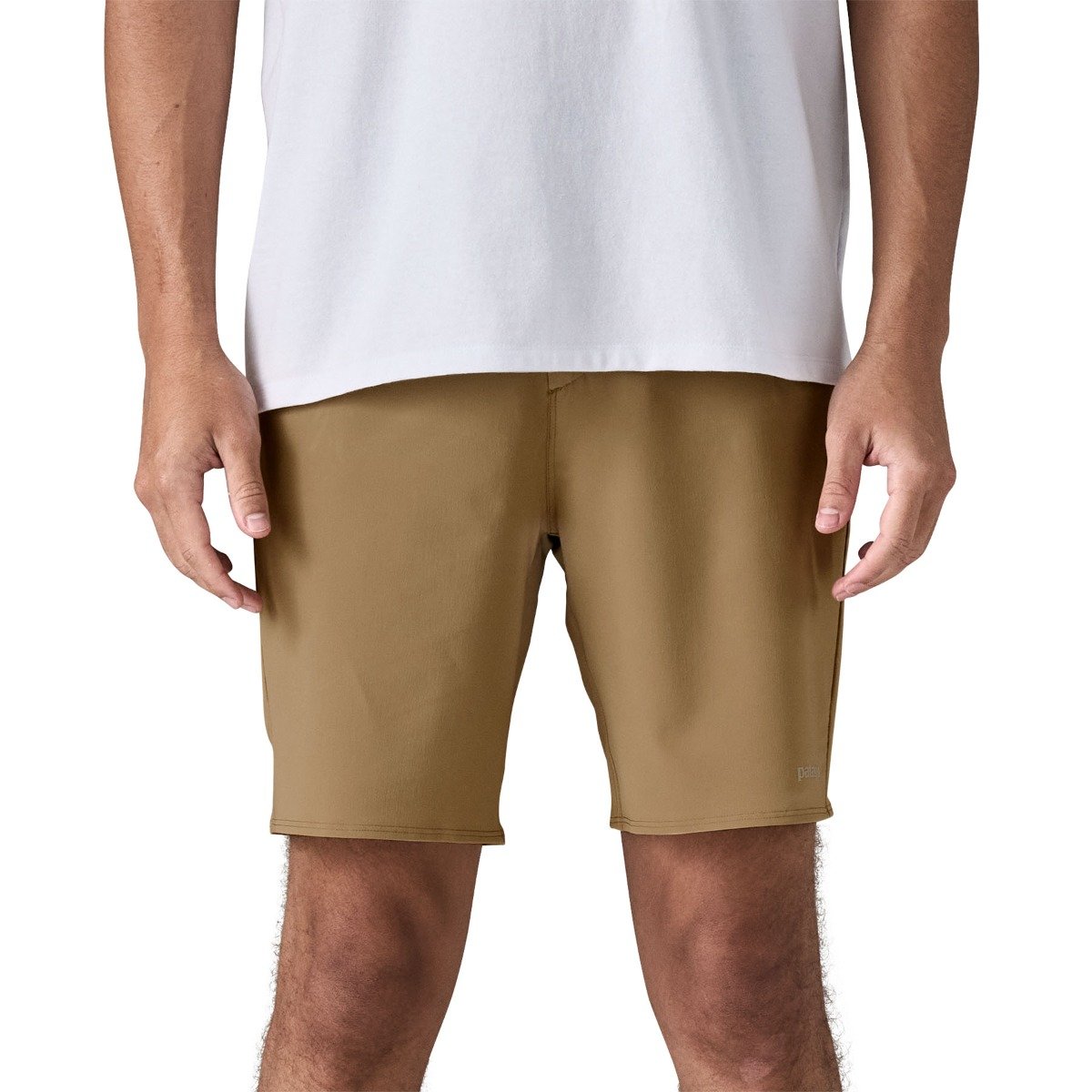 Patagonia Hydropeak 18" Men's Hybrid Walkshorts - Slab Khaki