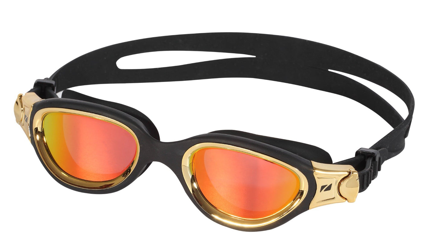 Zone3 Venator-X Polarising Revo Gold Lens Swim Goggles 2021 - Black/Gold