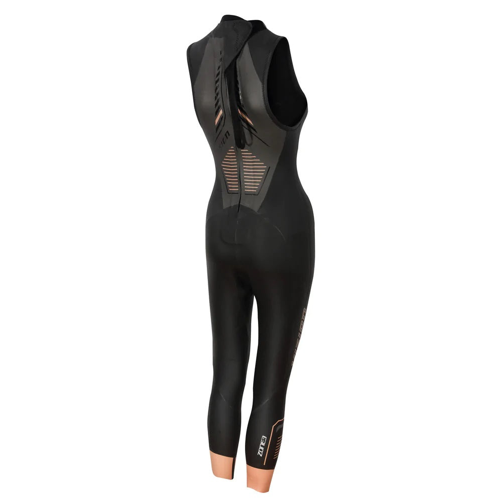 ZONE3 Women's Vision Sleeveless Wetsuit - Black