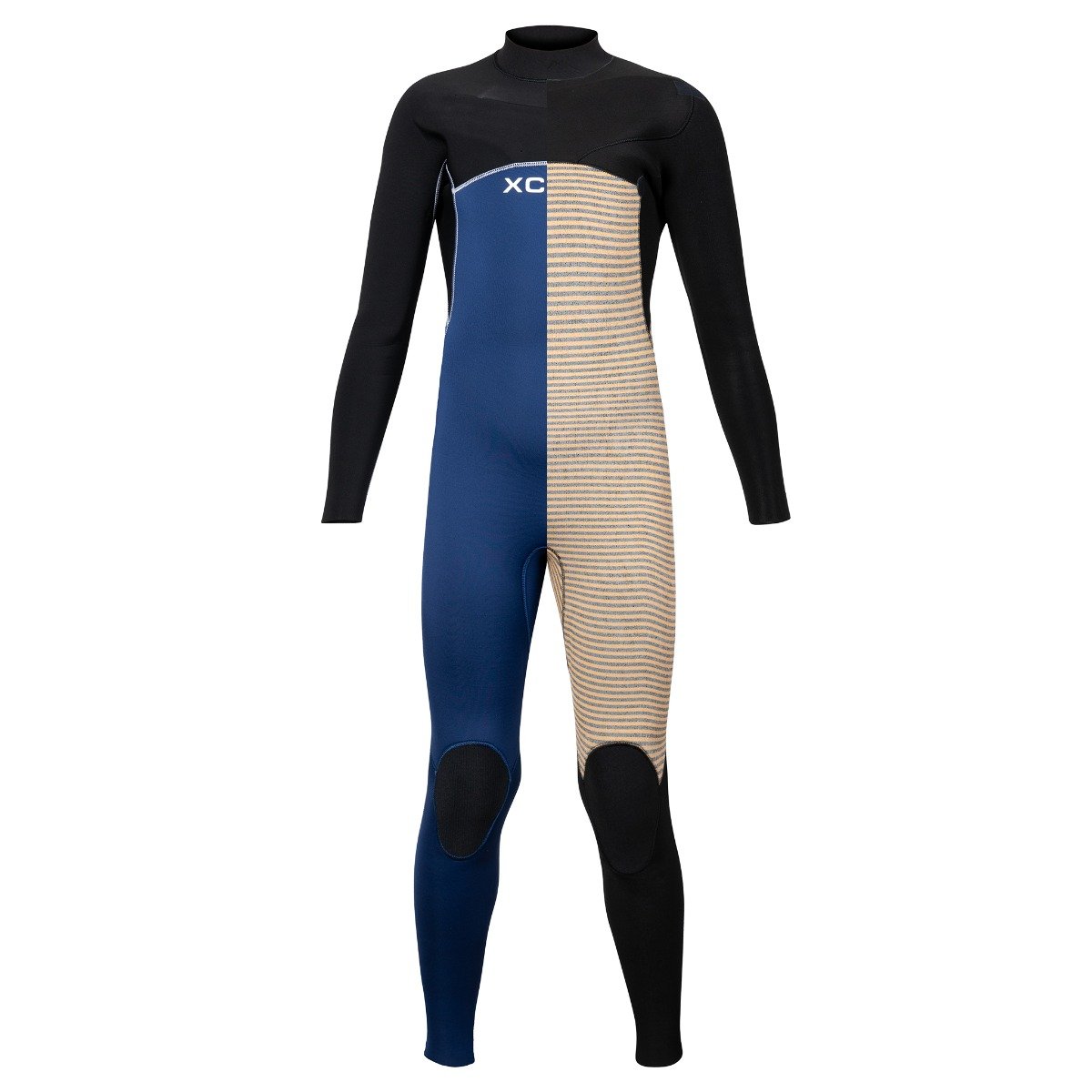 Xcel Comp 4/3mm Kids Chest Zip Wetsuit - Navy/Black