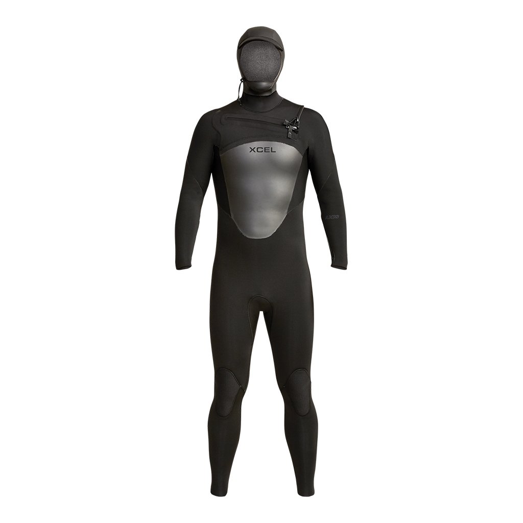 Xcel Axis Hooded 5/4mm Winter Wetsuit in Black