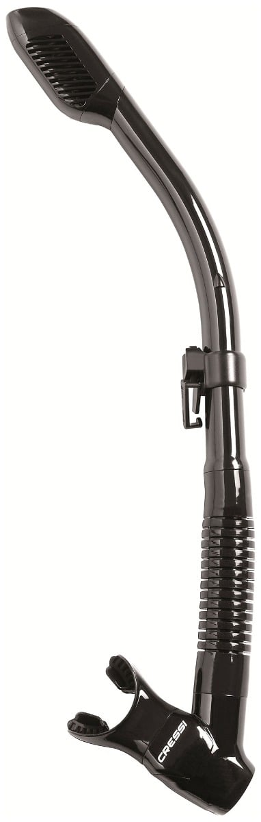 Cressi Supernova Dry Snorkel - Black - Front