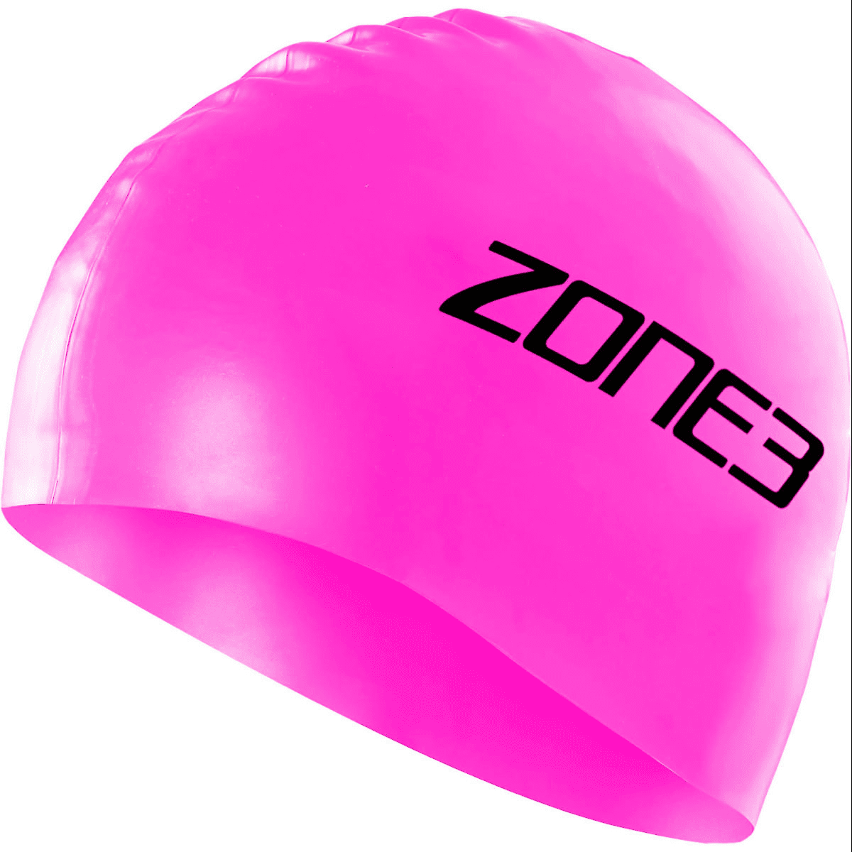 Zone 3 Silicone Swim Cap - Pink