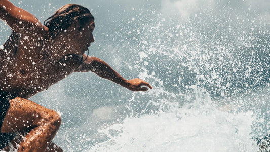 surfer in the waves