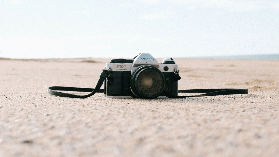 camera on beach - Social Media Uses In Surfing
