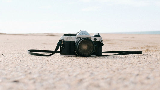 camera on beach - Social Media Uses In Surfing