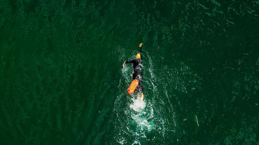 Why use a tow float when open water swimming