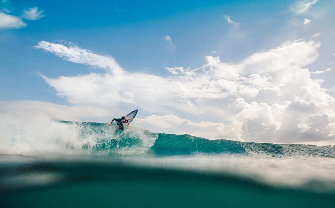 Jayce Robinson from Rip Curl pulling some moves