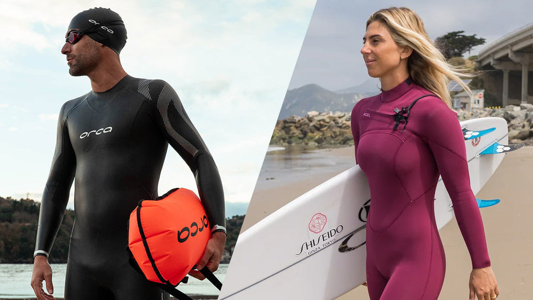 difference between swimming and surfing wetsuits
