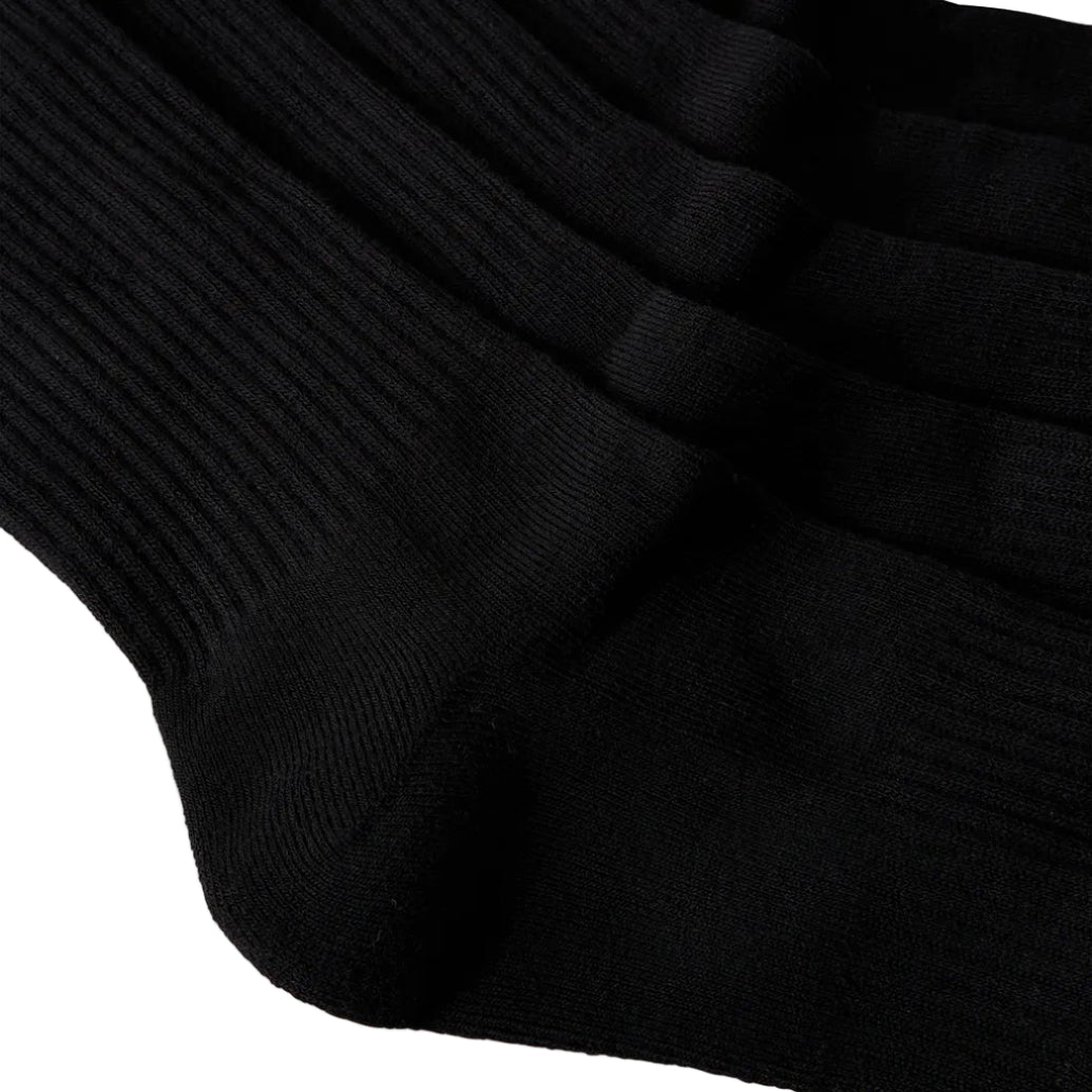 Rip Curl Brand Crew Socks (5-pack) - Black