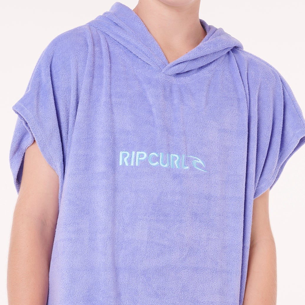 Rip Curl Brand Boy's Hooded Towel - Bright Blue