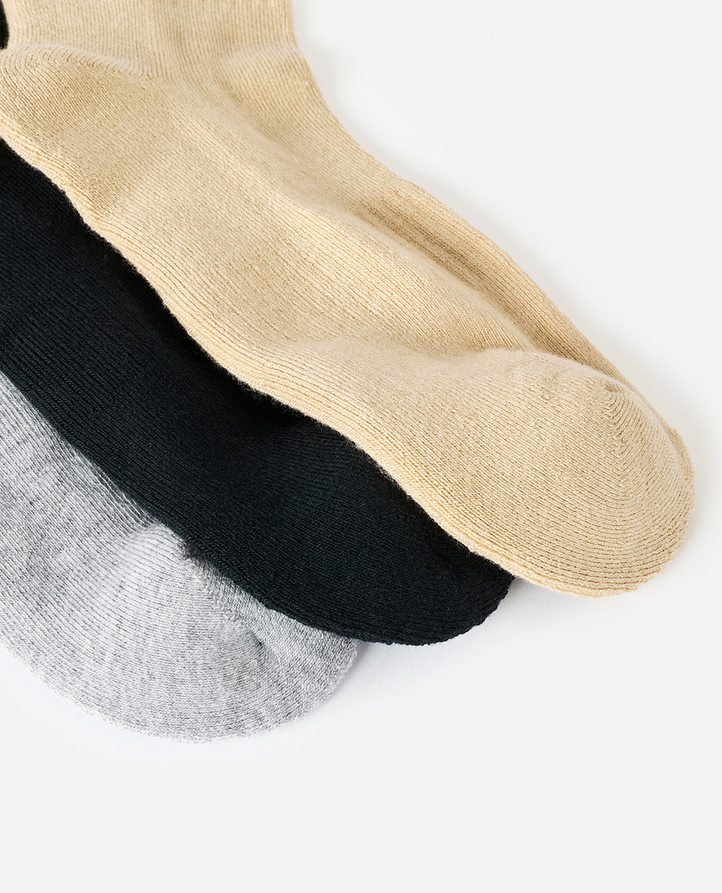 Rip Curl Mens Wetty Crew Sock (3-pack) - Khaki Sand