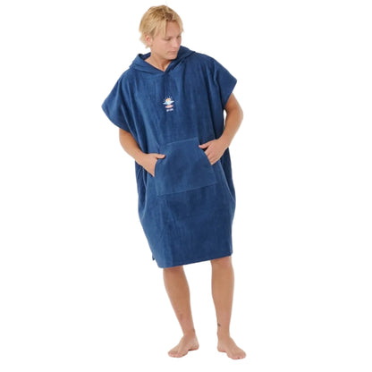 Rip Curl Logo Hooded Changing Towel - Navy