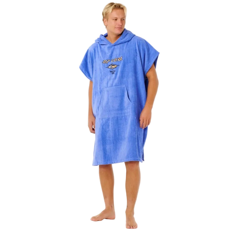 Rip Curl Logo Hooded Towel - Blue Haze