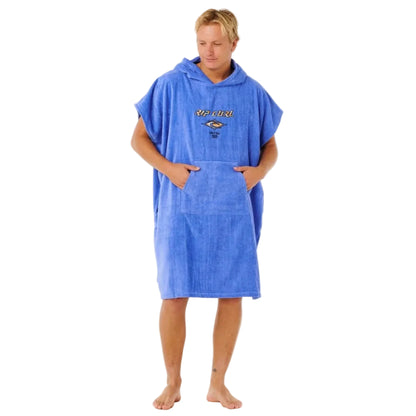 Rip Curl Logo Hooded Towel - Blue Haze
