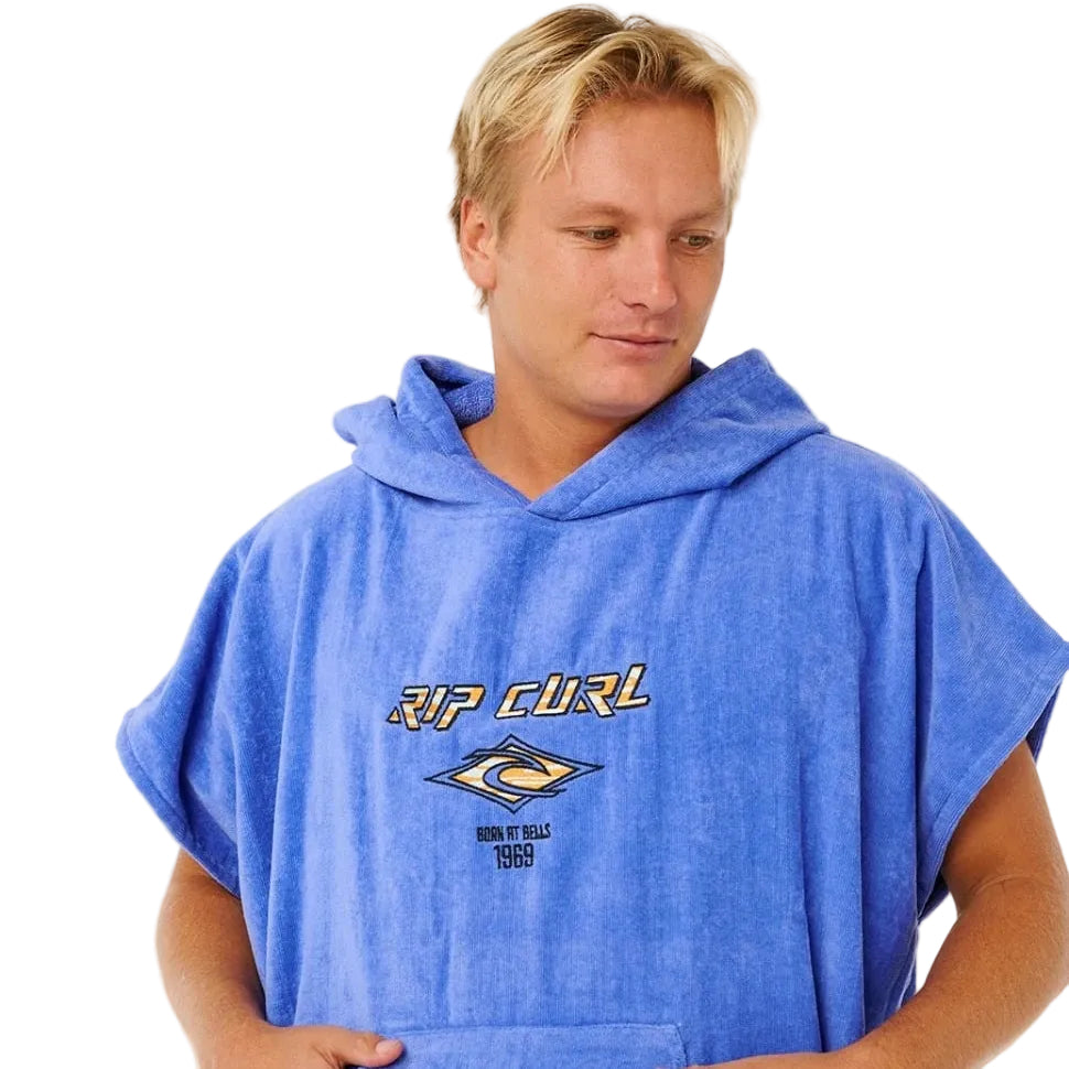 Rip Curl Logo Hooded Towel - Blue Haze