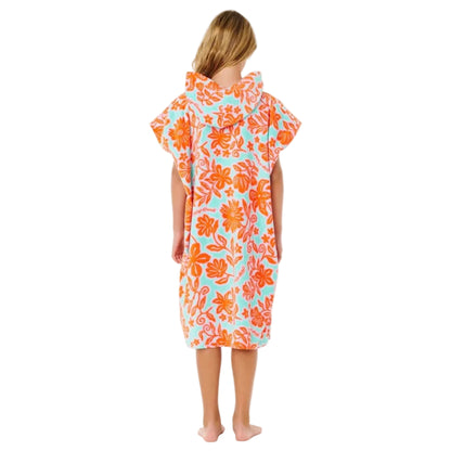 Rip Curl Mixed Cotton Girls Hooded Towel - Teal