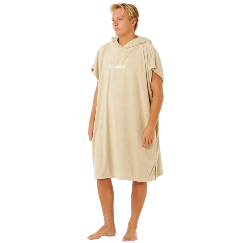 Rip Curl Brand Hooded Towel - Khaki