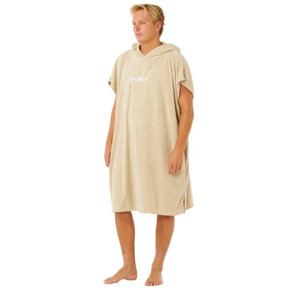 Rip Curl Brand Hooded Towel - Khaki