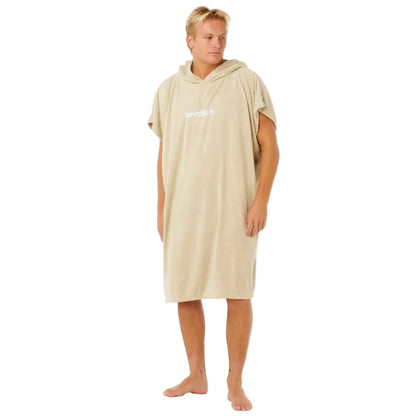 Rip Curl Brand Hooded Towel in Khaki