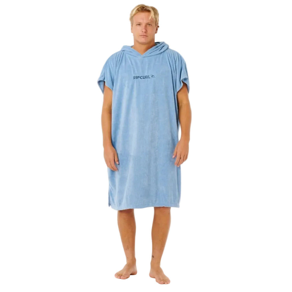 Rip Curl Brand Hooded Towel - Faded Denim
