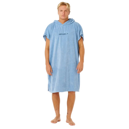 Rip Curl Brand Hooded Towel - Faded Denim
