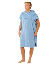 Rip Curl Brand Hooded Towel - Faded Denim