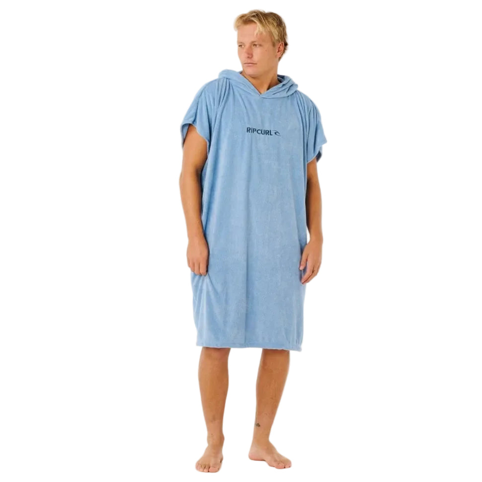 Rip Curl Brand Hooded Towel - Faded Denim