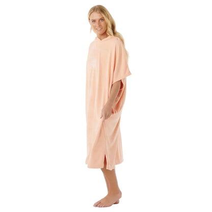 Rip Curl Classic Surf Hooded Towel - Bright Peach