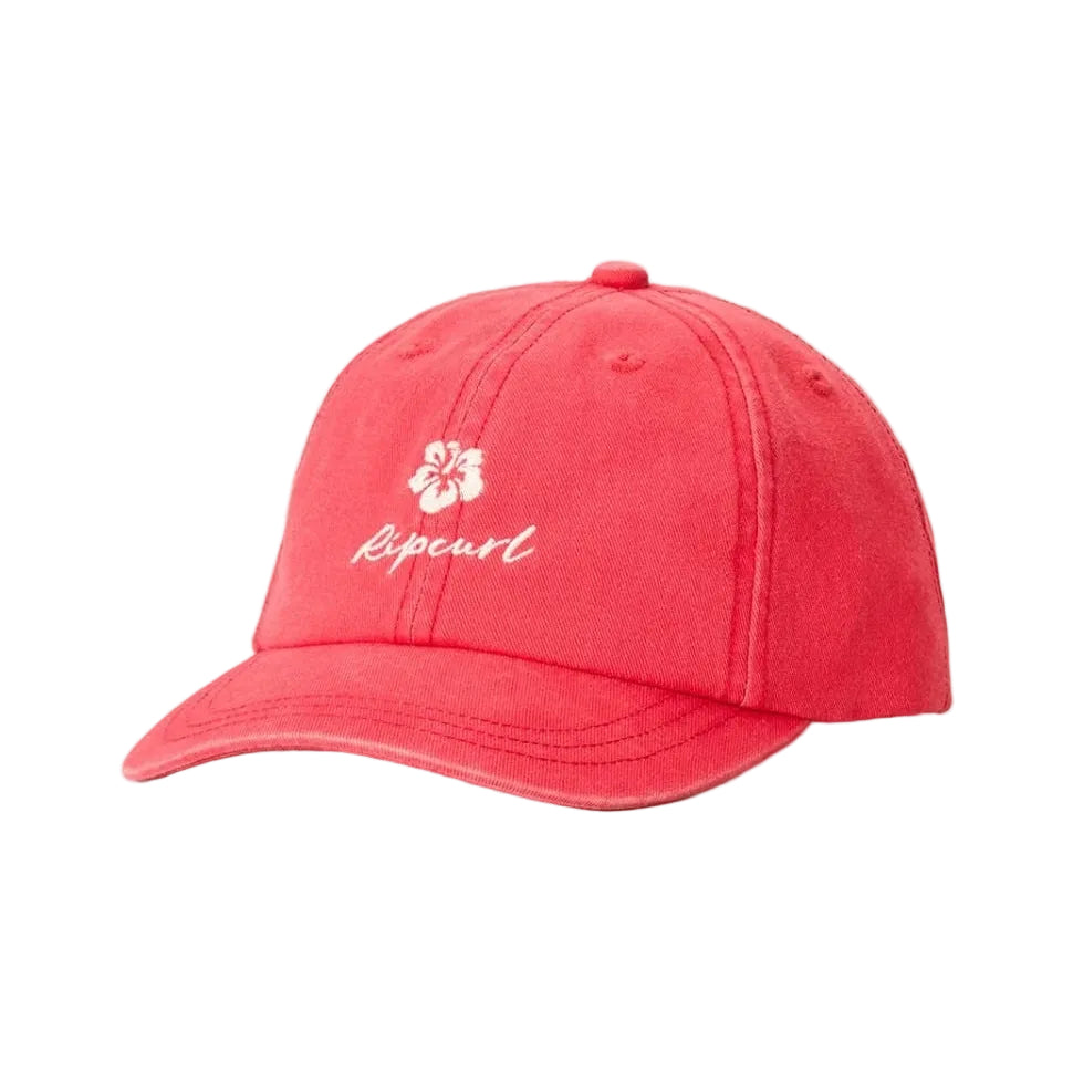 Rip Curl Washed Twill Girls Cap in Red