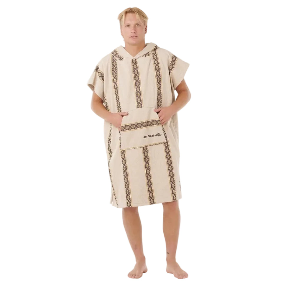 Rip Curl Classic Surf Hooded Towel in Bone