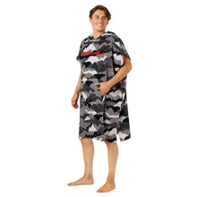 Rip Curl Fun Times Hooded Towel - Black/Grey