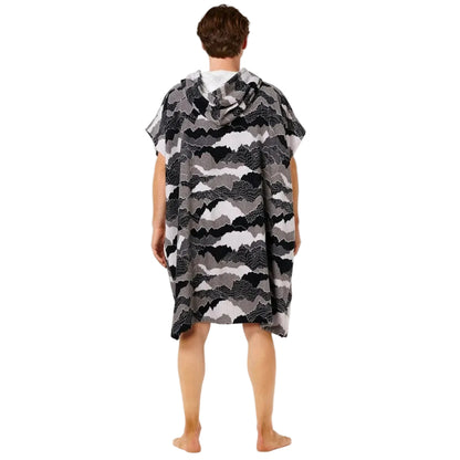 Rip Curl Fun Times Hooded Towel - Black/Grey