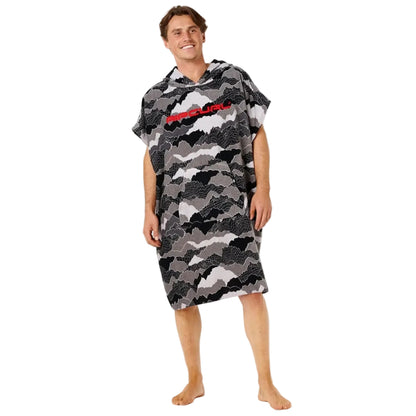 Rip Curl Fun Times Hooded Towel - Black/Grey