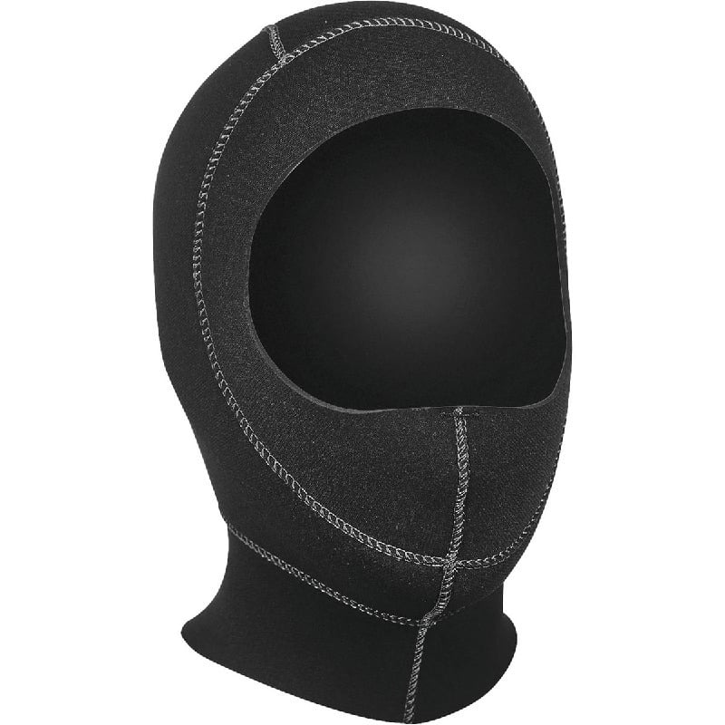 SEAC Standard 3mm Wetsuit Hood 2021 - Black - Front