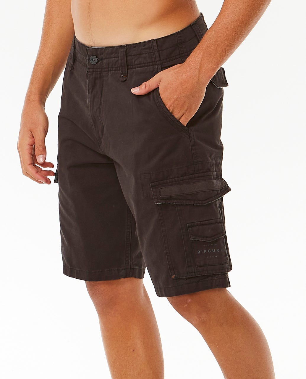 Rip Curl Classic Surf Trail Cargo Shorts - Washed Black
