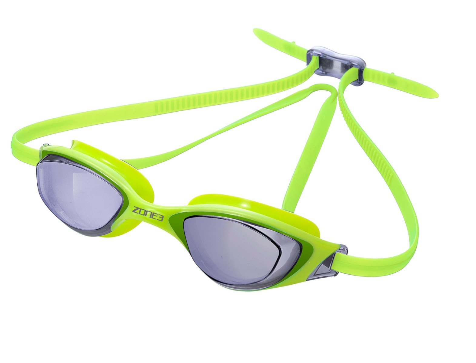 Zone3 Aspect Tinted Swim Goggles 2021 - Lime/Smoke - Full View