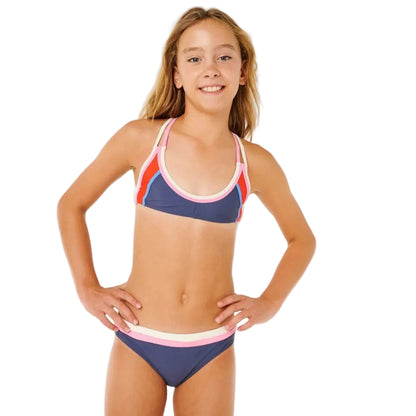 Rip Curl Surf Revival Girls Bikini - Navy