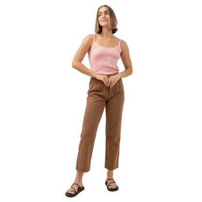 Rhythm Yumi Knit Women's Top - Pink Salt