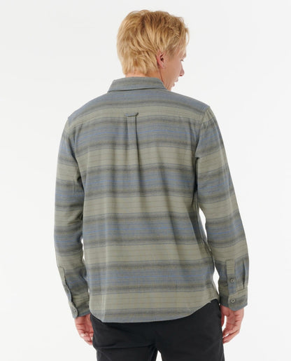 Rip Curl Line Up Flannel Shirt - Deep Cactus