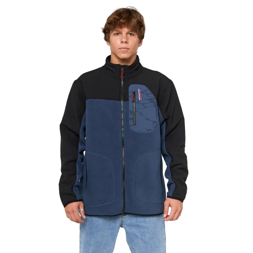 Rip Curl Anti Series Search Zip Crew in Light Navy