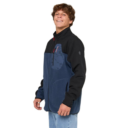 Rip Curl Anti Series Search Zip Crew - Light Navy